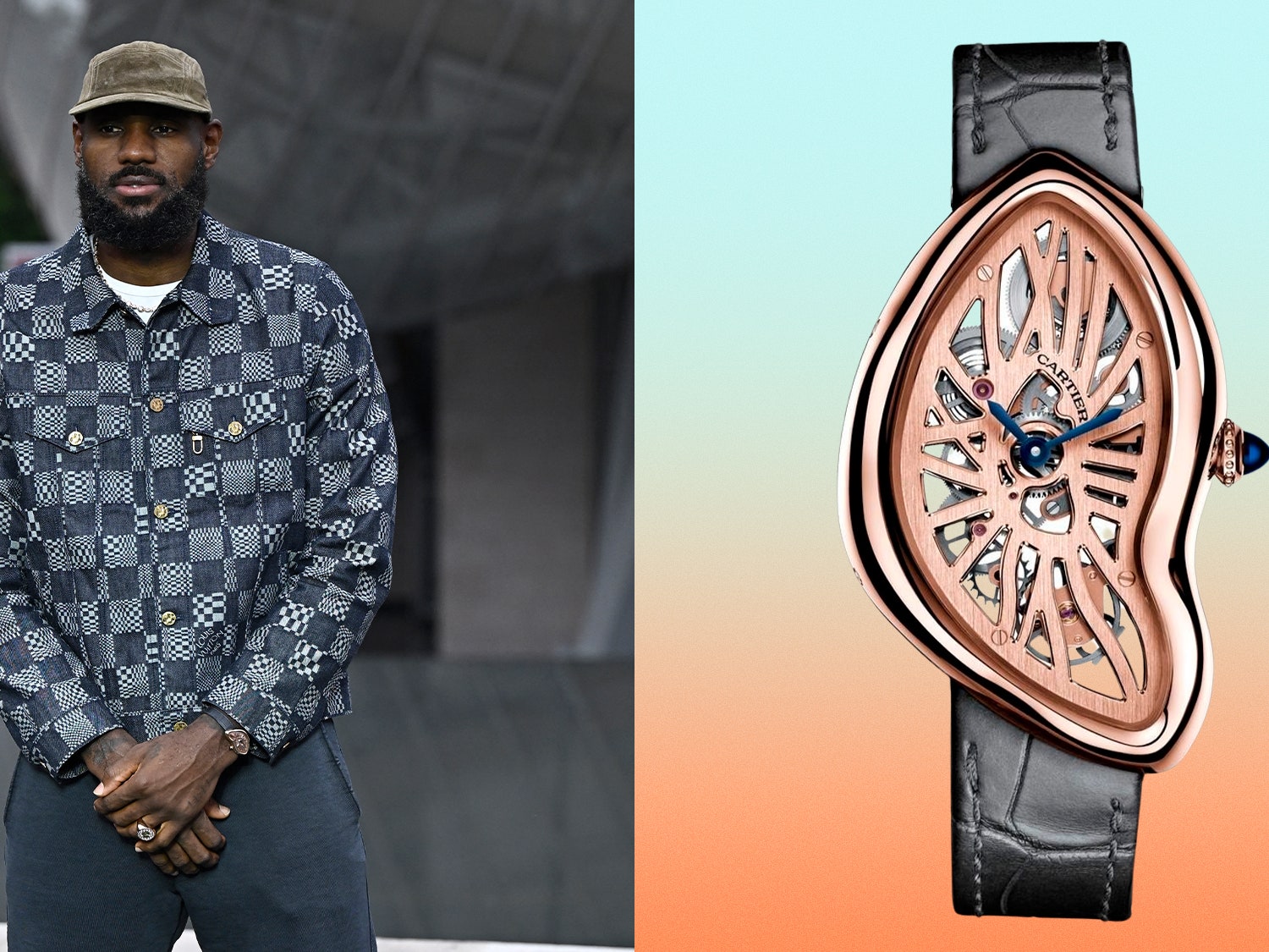 LeBron Wore a Stunning Cartier Crash at the Prelude to the Olympics