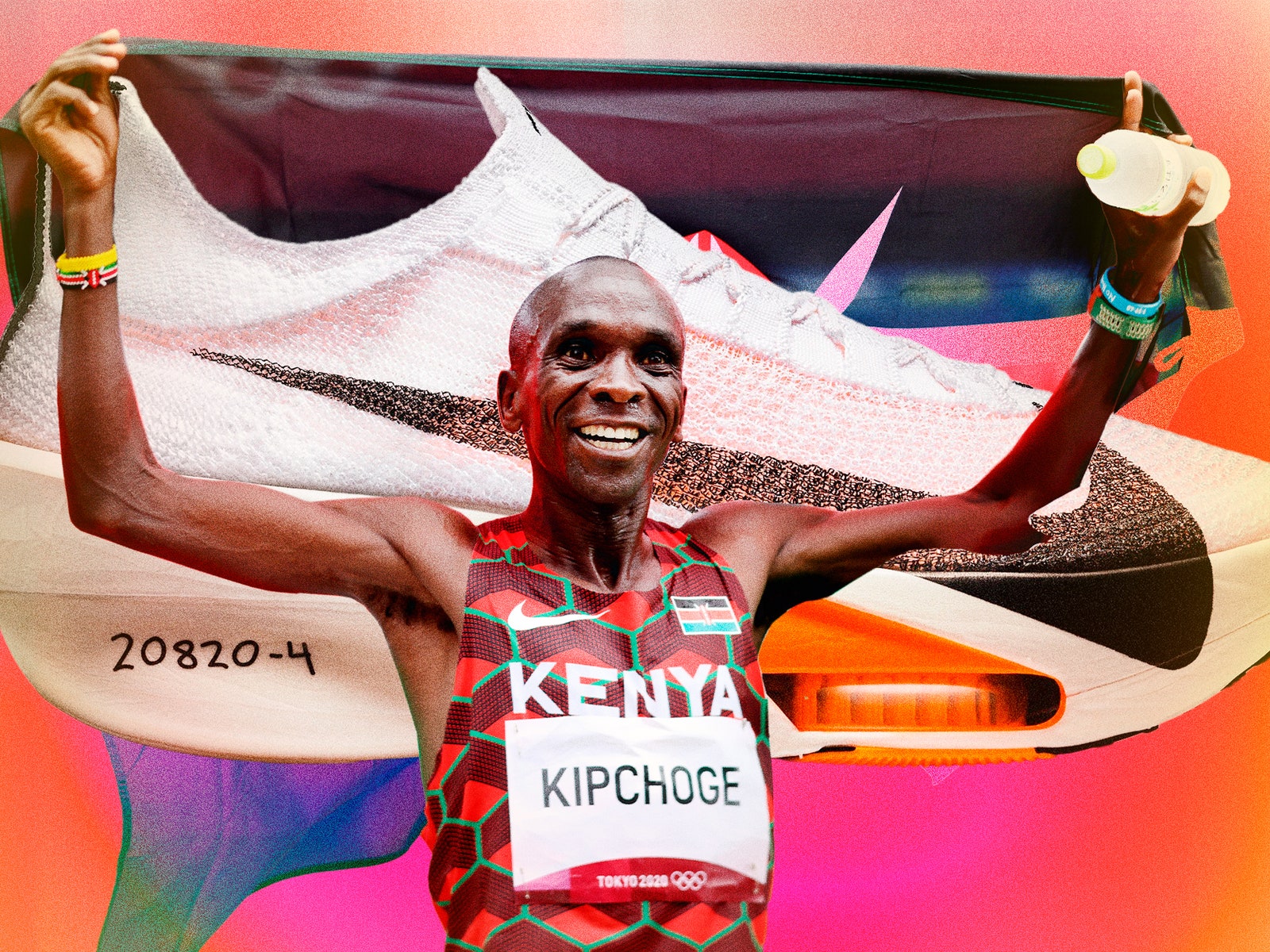 Eliud Kipchoge Is Thinking About the Finish Line