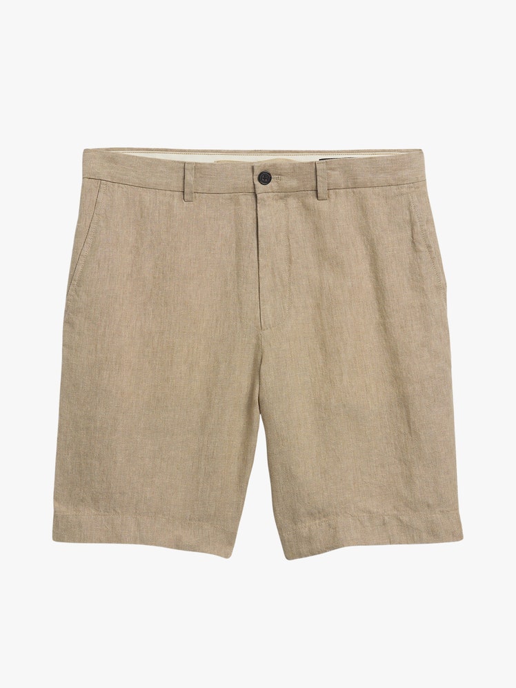 Image may contain Clothing Shorts Home Decor Linen Khaki and Skirt